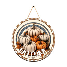 Winter Fall Savings! Clearance on Wooden Hanging Doorplate, Compatible with Home Front Door Wall, Autumn Decor, Halloween Xmas Gifts