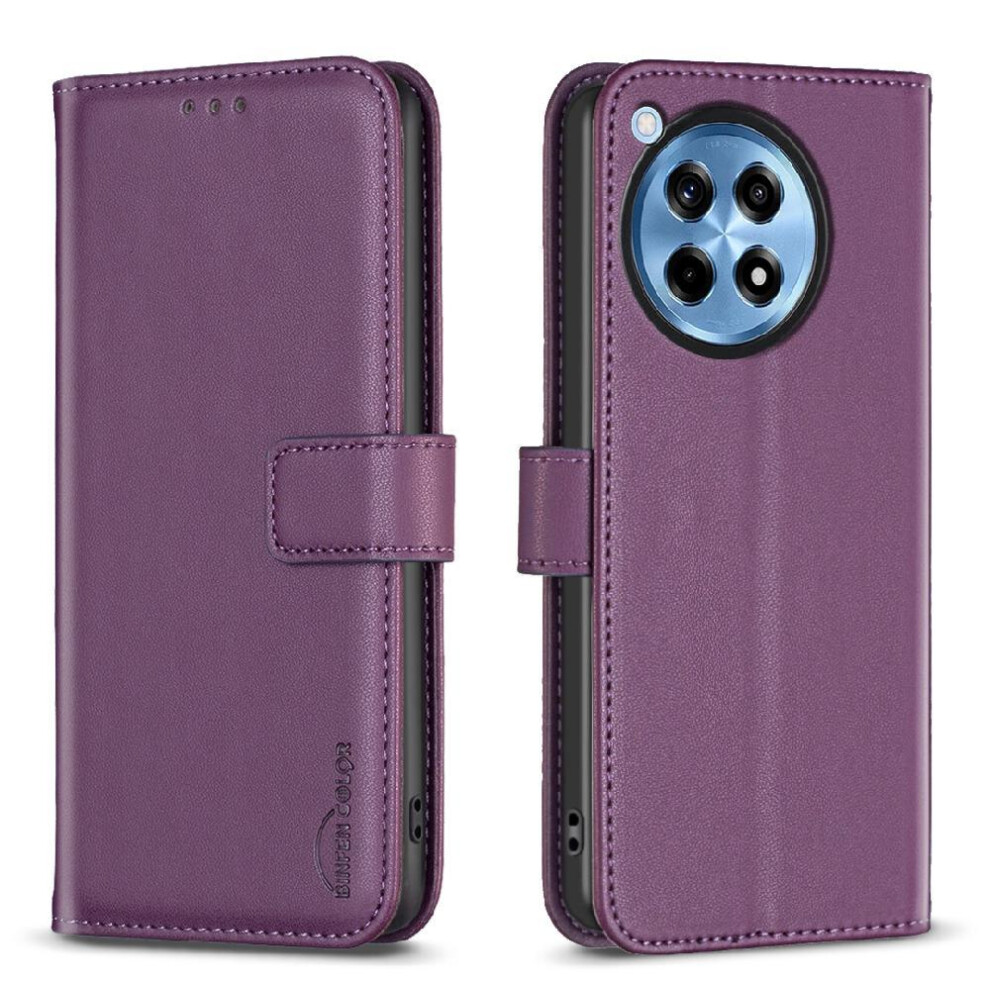 Flip Case For Compatible With Oneplus 12R Leather Case Multi-Color Wallet Multi Card Slot Business 9329345912665