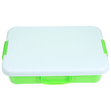Shengjike Handheld Sandbox Sand Tray with Lid Portable Sandbox Small Toy Storage Box