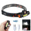Rechargeable headlamp 1xQ5+1xCOB 4