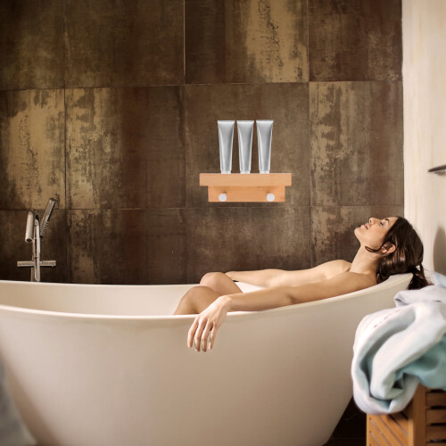 Wall Shelf Wall Floating Shelf Wall-mounted Stand Shower Shelf Wall Multi-function Floating Shelf 2