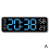 With Calendar Date Temperature LED Large Display USB Digital Wall Clock R9 White shell rose red light 1pcs 5