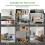 Wall Shelf Wall Floating Shelf Wall-mounted Stand Shower Shelf Wall Multi-function Floating Shelf 6