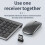 Wireless Rechargeable Full-Size Keyboard & Mouse Combo for Multi-Device Use 6