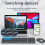 Wireless Rechargeable Full-Size Keyboard & Mouse Combo for Multi-Device Use 5