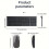Wireless Rechargeable Full-Size Keyboard & Mouse Combo for Multi-Device Use 7