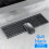 Wireless Rechargeable Full-Size Keyboard & Mouse Combo for Multi-Device Use 4