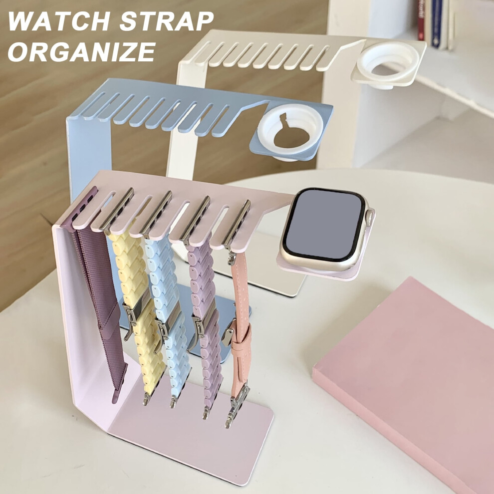 Susuchens Watch Strap Bracket Compatible With Iwatch, Stainless Steel Holder & Charging Stand, Golden 9555307209690