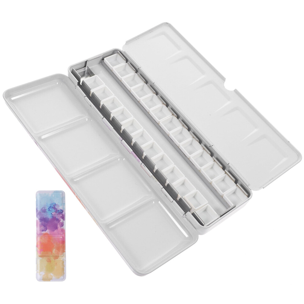 1 Set of Pigment Boxes Art Painting Color Mixing Tray Watercolor Pigment Trays-image-OPC-PR8XR5B-NEW