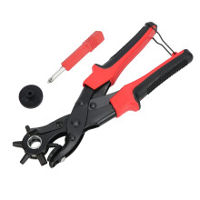 Delaman Hole Punch Leather Hole Punch Multi?Function Leathercraft Belt Punching Plier