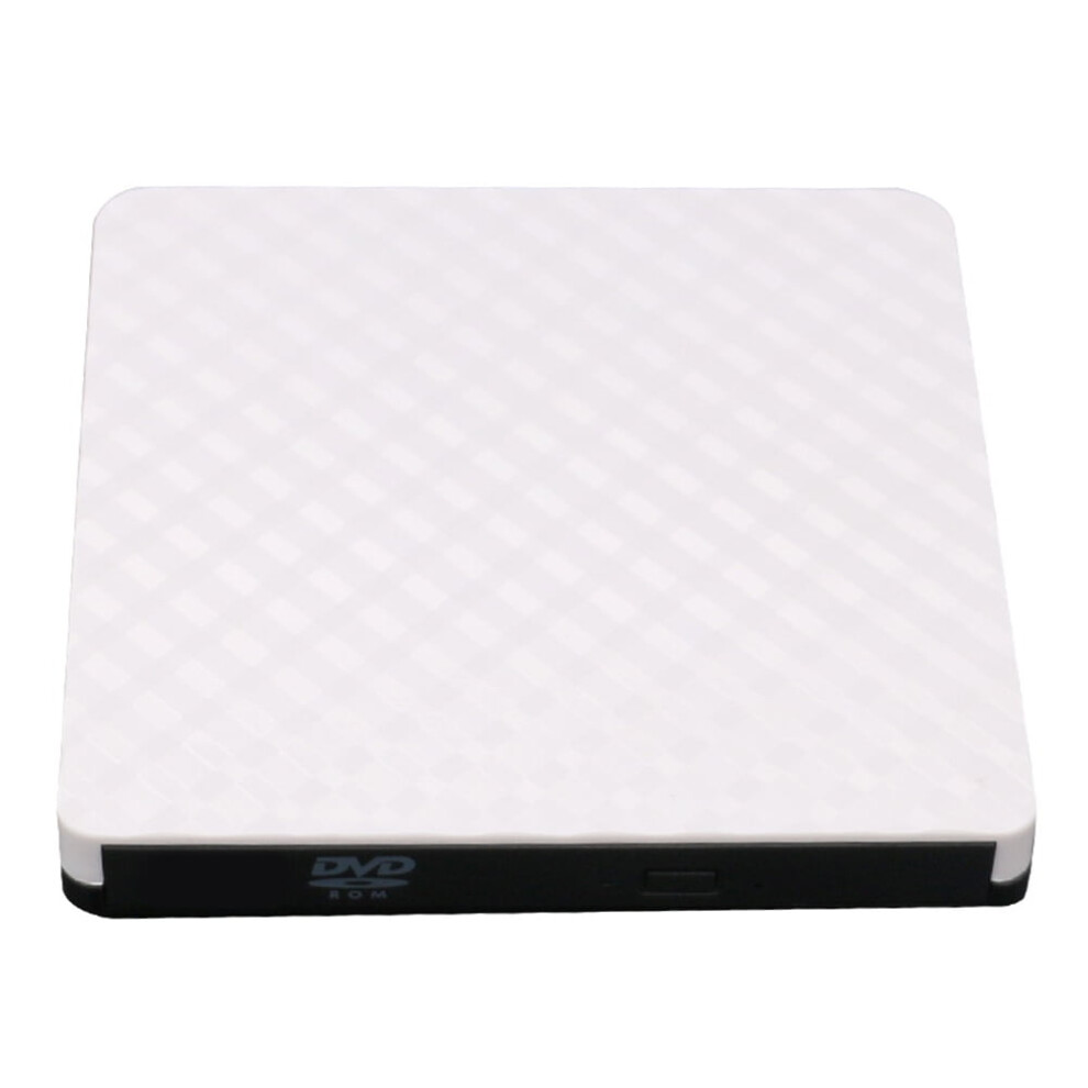 jixopn USB 3.0 CD Player High Speed Transfer DVD Recorder for Mac Tablet (White)-image-OPC-PR8XRC5-NEW