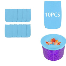 YiFudd Pool Skimmer Filter Socks For Above Ground And Inground Pool Skimmer Basketnets Fine Mesh Screen Socks For Pool Skimmer Basket Blue