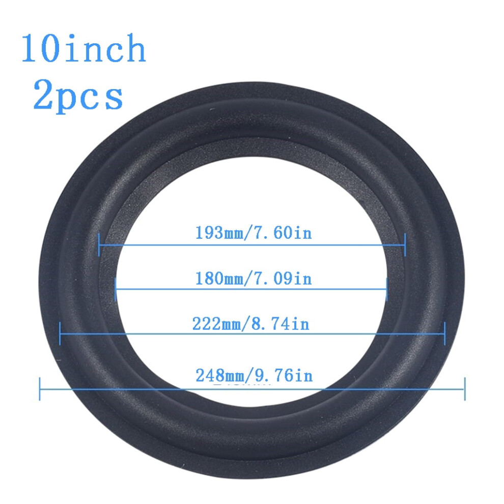 Foam Edge Rings Rubber Speaker Speaker Repair Parts Speaker Surround Repair Foam Woofer Edge 4/5 /6.5/8/10 Inches 9555307211815