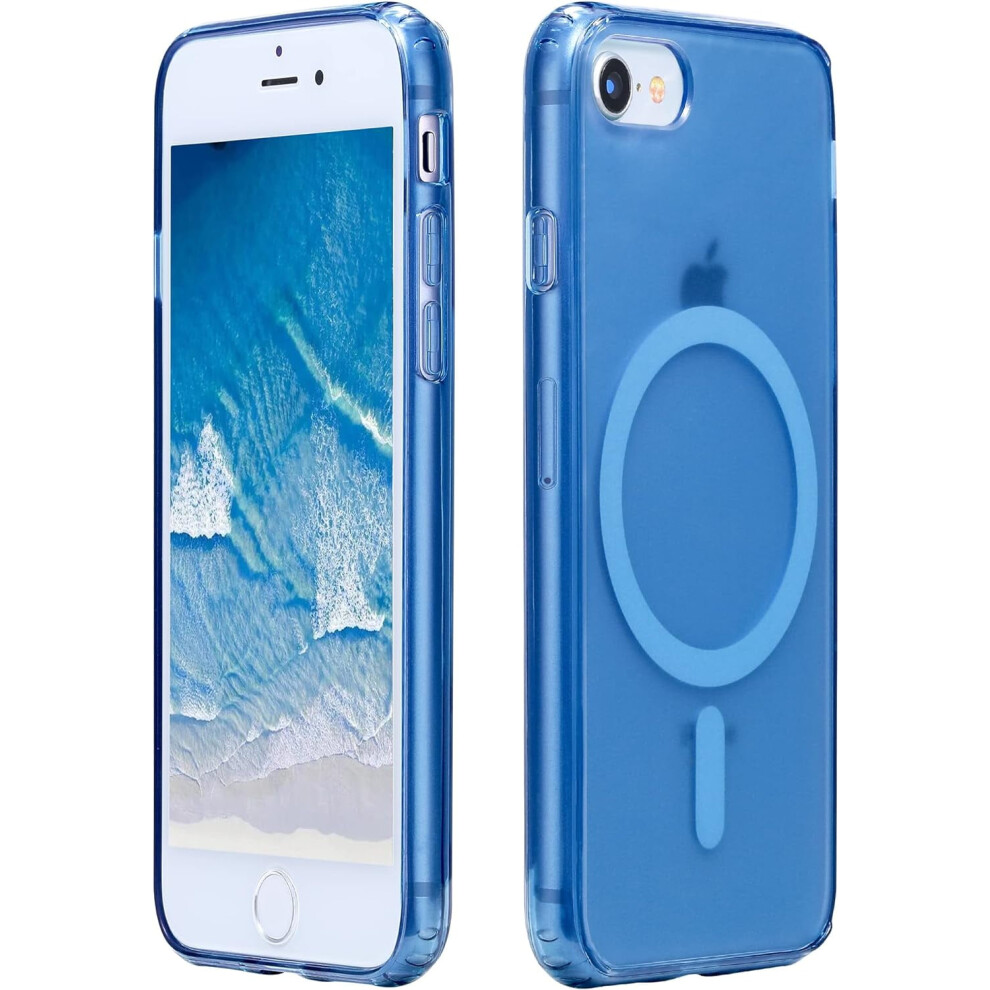 Magnetic Case For Iphone Se 2020/2022/Iphone 8, Built-In Magnets Compatible With Magsafe, Translucent Matte Hard Pc Back Cover For Iphone 8/Se 2/Se 3 9555307212225
