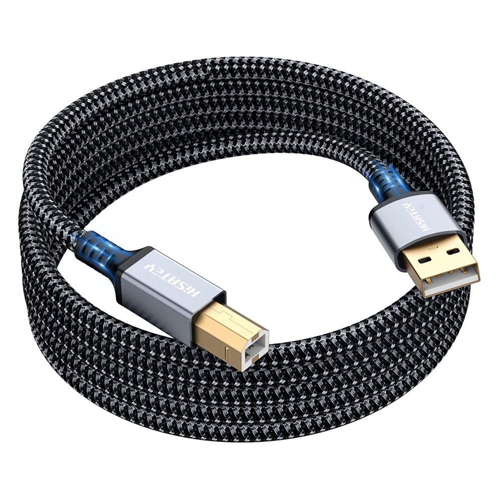 Printer Cable 10 Feet, Usb Printer Cable Usb 2.0 Type A Male To B Male Cable Scanner Cord High Speed Compatible 9402001832085