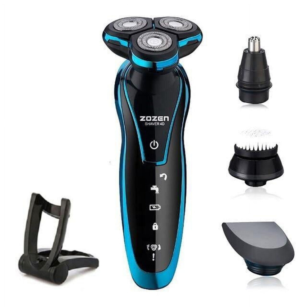 Electric Shaver Rechargeable Electric Beard Trimmer Shaving Machine for Men Beard Razor Wet-Dry Dual Use Washable