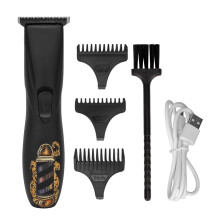 Beard Trimmer for Men, Professional T-Blade Hair Trimmer, Gap Trimmer Hair Liner, Edge Up Clipper, Precision Hairline Edger, Black