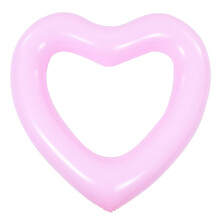 Heart Shaped Inflatable Pool Float 90x80cm Adult Swimming Ring for Beach and Pool Party