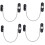 4 pcs window limiters, window limiters, childproof window locks, window locks, door locks - Black 1