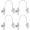 4 pcs window limiters, window limiters, childproof window locks, window locks, door locks - Black 2