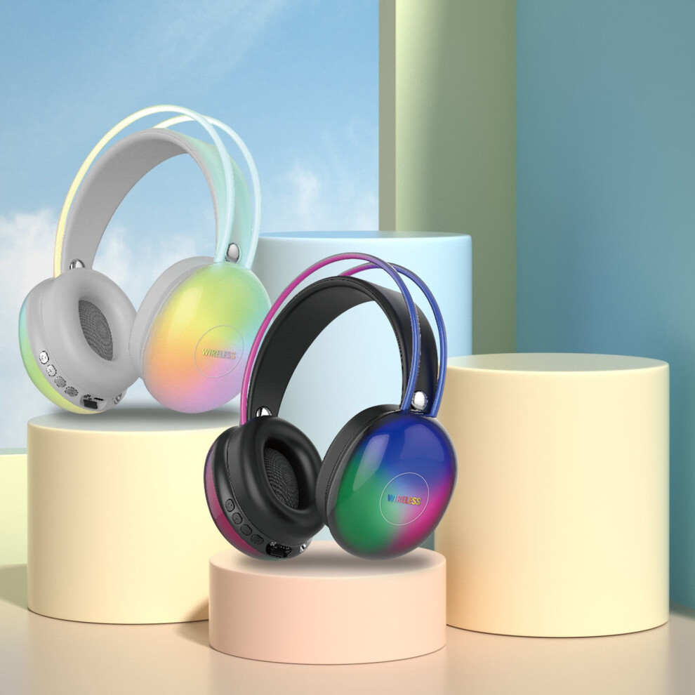 Bt500 New Wireless Bluetooth Headphone Bluetooth Headphone Hd Sound Quality Foreign Trade Burst Breath Stereo Card Light 9402001834416
