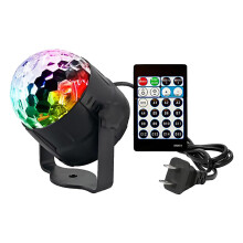 2Packs 15 Color LED Magic Ball Light, Compatible with DISCO Stage, Rotating Atmosphere Light for Birthday, Halloween, Christmas Decor