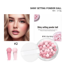 Hot Clearance Lakerain Setting Powder Ball - Portable Lightweight Makeup Finishing Powder for All-Day Beauty, Compact Design - As Shown