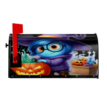 Inside Out Magnetic Mailbox Cover Garden Yard Home Decor For Outside, Decorative Outdoor Post Letter Box Wrap Decor Mail Wraps, 25.5x21 In