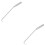 Hook 2 Pc Tie Wire Tool Twisting Cable Ties Cord for Electrical Cords Stainless Steel 1