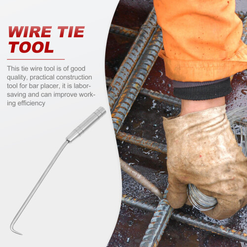 Hook 2 Pc Tie Wire Tool Twisting Cable Ties Cord for Electrical Cords Stainless Steel 1