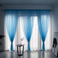 Sheer Curtains Light Filtering, Solid Color Voile Panel (39"x79") for Bedroom/Living Room/Hotel, Light Pink, 1 Panel