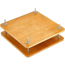 Wood Bookbinding Press, Compatible with Flower Press & DIY Bookbinding, Flat Paper Press Machine, Brownish