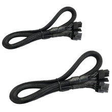 2 Pack 8 PIN TO 8 Pin (6+2) PCIE VGA Supply Cable Flex for Supernova 650 750 850 1000 1600 2000 G2 G3 P2 T2 GS