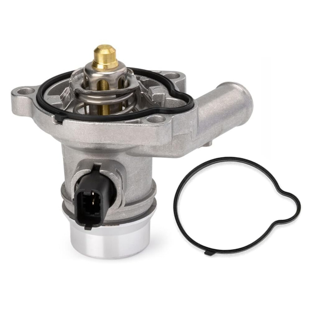 Aluminum Coolant Thermostat Housing Compatible With Buick Encore 2013-2020, Chevy Cruze 2011-2016, Trax, Sonic; Replaces Oem 25200455 55565336 9395123115085