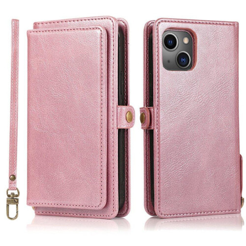 Practical Powerful Wallet Case - compatible with iPhone 13 Mini Red 2