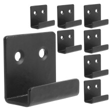 Hinespon Wall Display Utility Hook Black, 0.57 lb, 10 Count