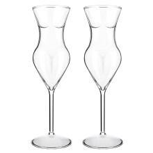 2pcs Female Body Glasses Woman Body Shaped Wine Goblet Champagne Glasses for Party Bar Home
