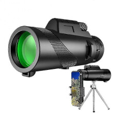 Thermal Camera 5x Digital Night Monocular Zoom Infrared Hunting Telescope Camping Camera Full Darkness 300m Camping Telescope [db] with Holder