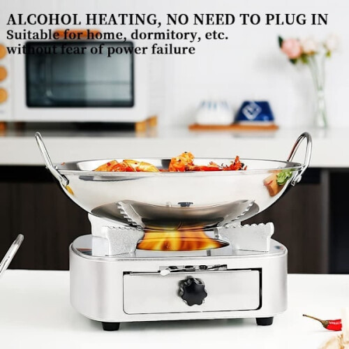 Emergency kitchen Storm kitchen Camping kitchen Alcohol stove / Fuel capsules. 1200 2