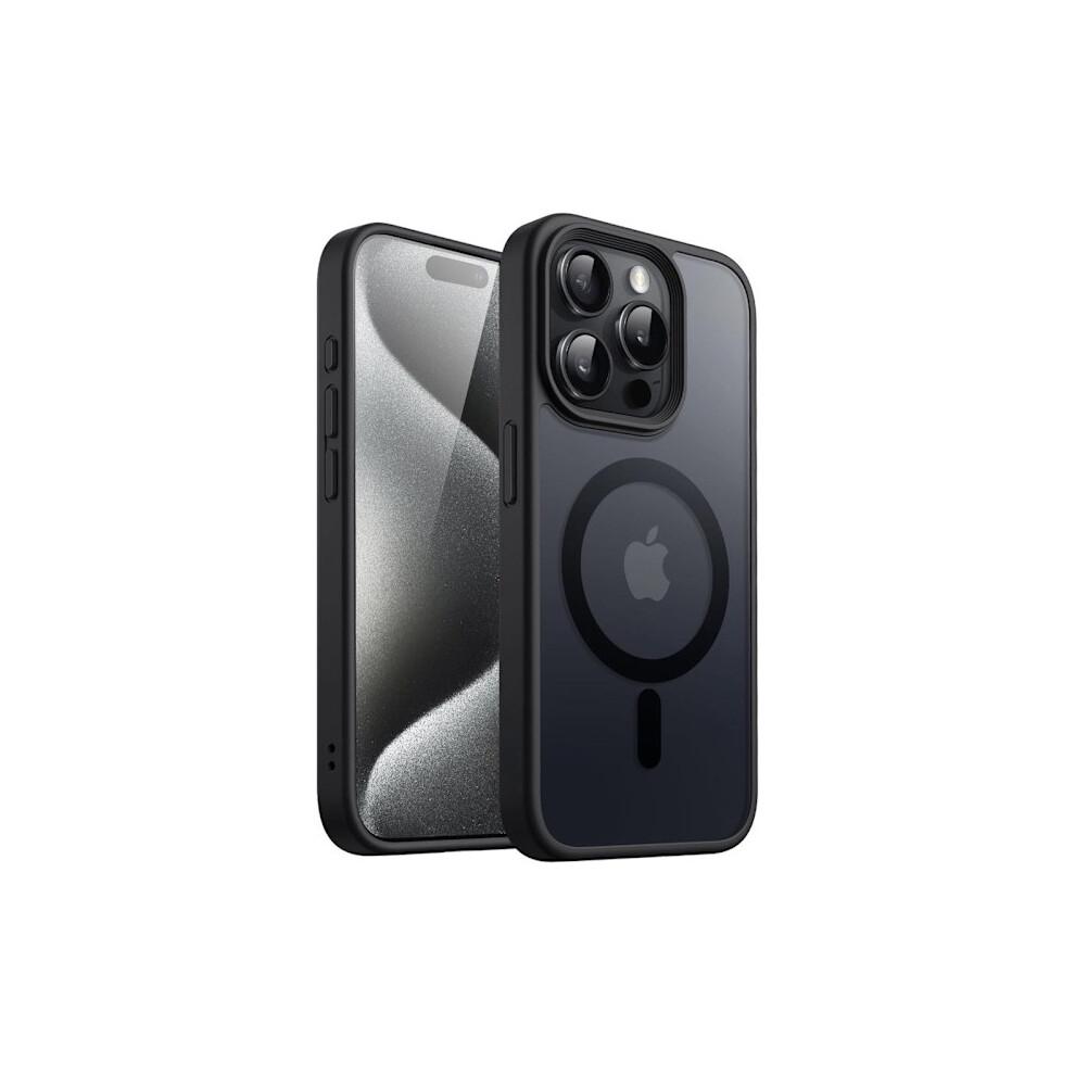 Compatible With Iphone 15 Pro Magsafe Cover Black 9395123245775
