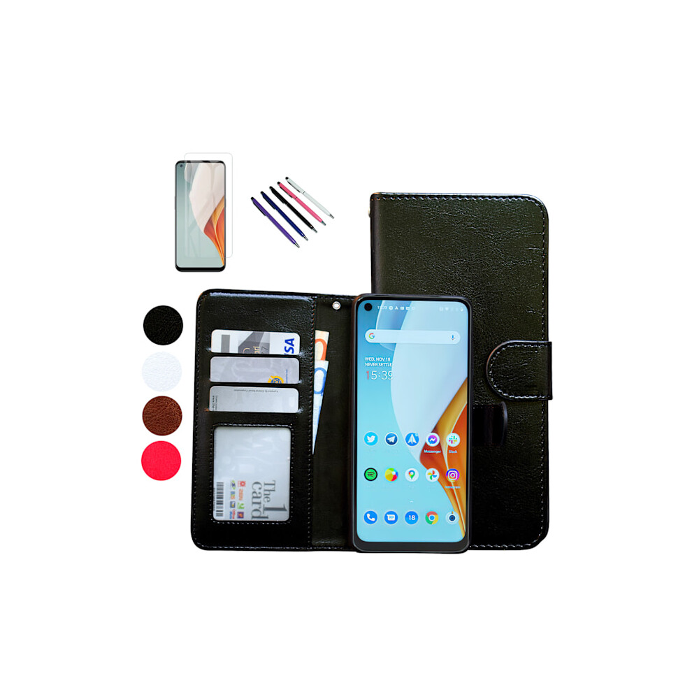 Compatible With Oneplus Nord N100 - Leather Case / Protection Brown 9395123245911