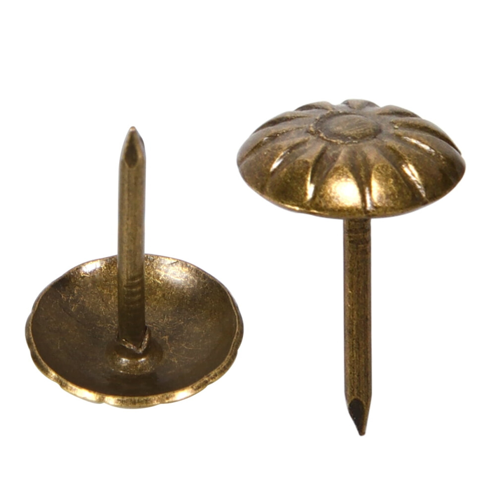 Raindrops 100 Decorative Brass Thumb Tacks For Photos & Bulletin Boards 9483153167997