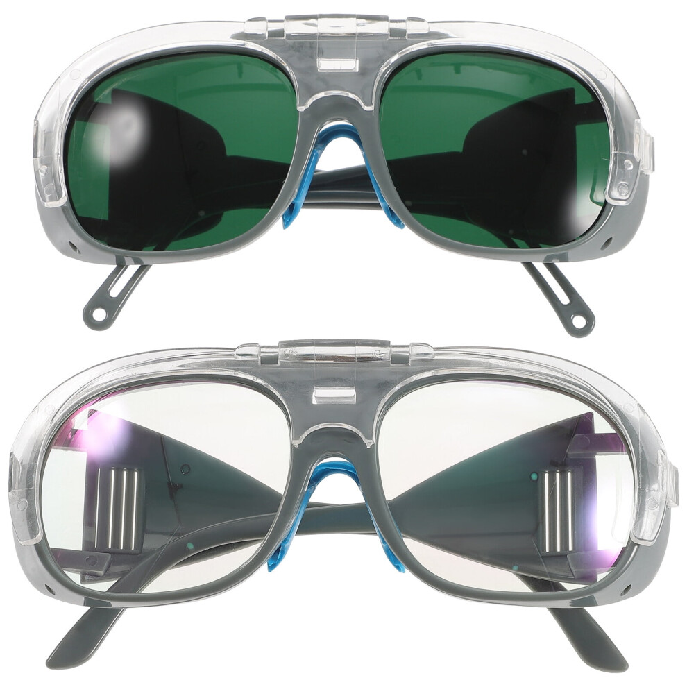 2Pcs Welding Goggles Welding Glasses Anti-Glare Welding Protective Glasses 9483153214998