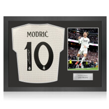 Luka Modric Signed Real Madrid 2024-25 Authentic Football Shirt. Icon Frame