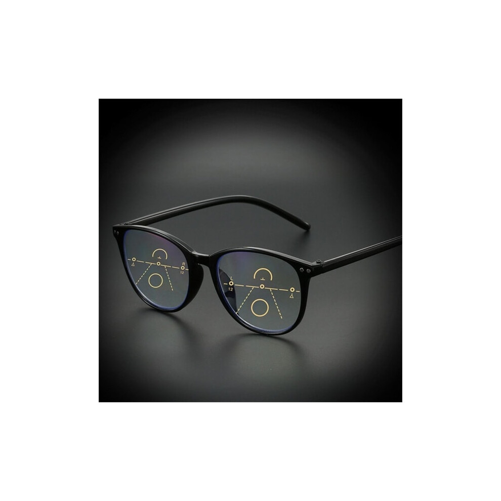 Progressive Multifocal Reading Glasses With Filter For Computer - BlackãGksã Strength 3.0 Blue/Light/Black 9104899300591