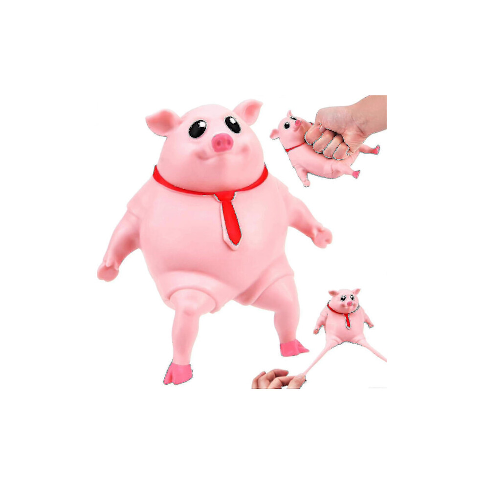 Pig Squeeze Ball Toys, Anti-Stress Pig Squeeze Ball Toy, Pink Pig Funny Sensory Squeeze Toys 9104899302601