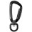 360 rotating carabiner, 4Kn, 2 pcs, black 5