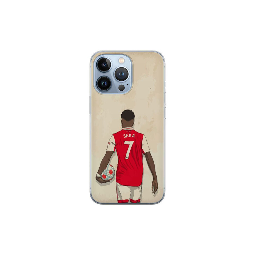 Compatible With Apple Compatible With Iphone 13 Pro Transparent Case Football Arsenal Fc Motif Player Premier League 9104899301963
