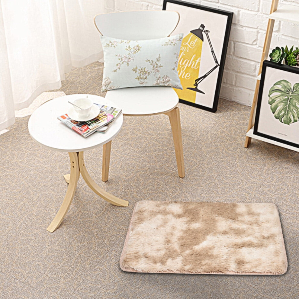 Federra Ultra Soft Modern Area Rugs Shaggy Nursery Rug Home Room Plush Carpet Decor Gray/Dark