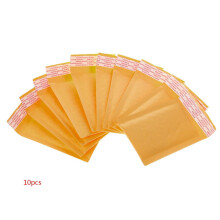 Apooke 10 Pcs Kraft Bubble Mailers Yellow Padded Mailing Bags Paper Shipping Envelopes